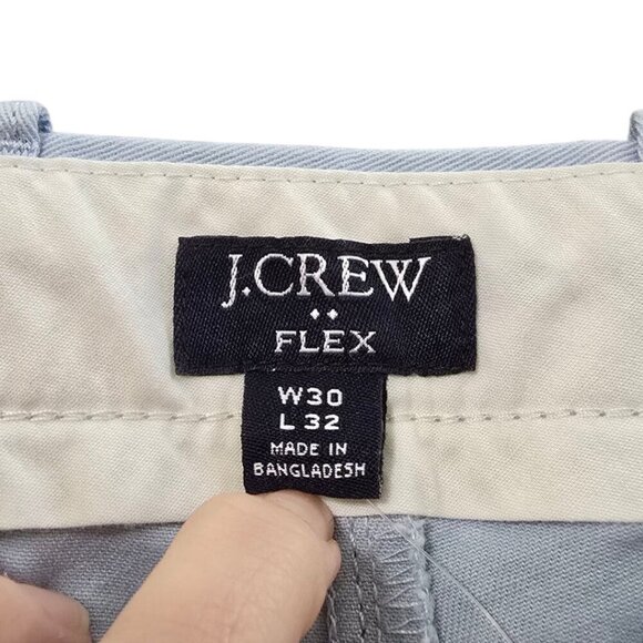 J. Crew Factory NWT Light Blue Slim-Fit Flex Chino Pants Sz 30x32 - Picture 6 of 11